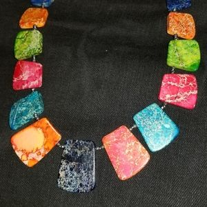 Iris & Lily Stone Necklace NWT